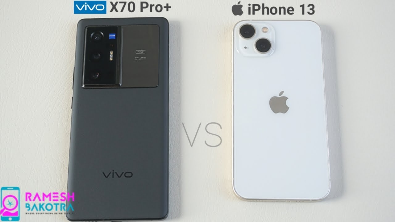 Vivo X70 Pro Plus vs Apple iPhone 13 Speed Test and Camera Comparison