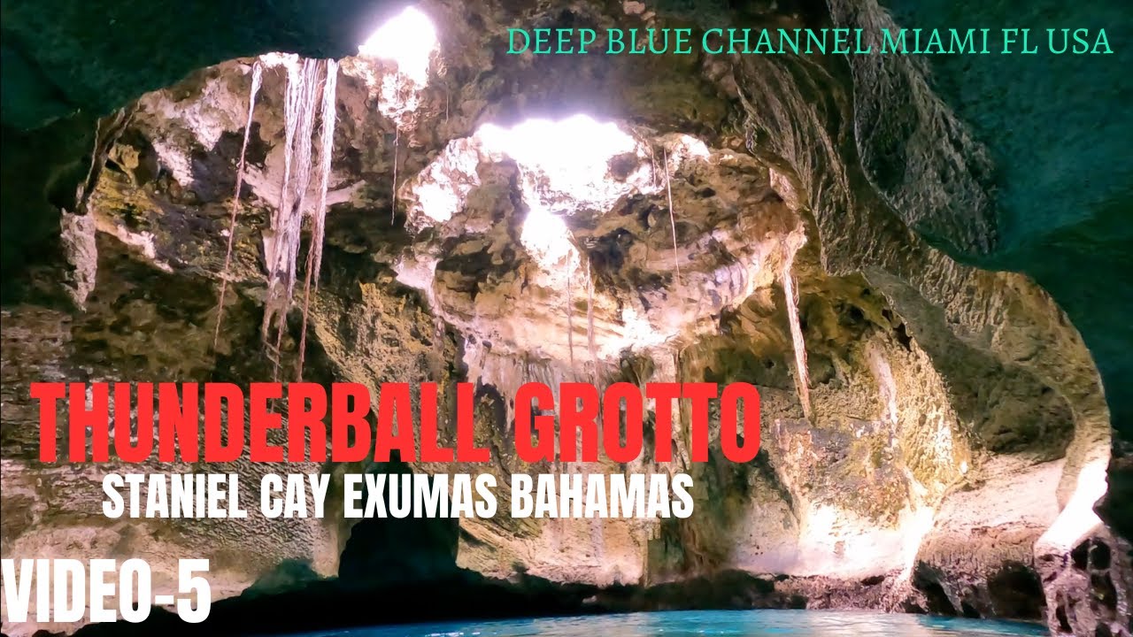 VIDEO-5🏝THUNDERBALL GROTTO ⚓️ STANIEL CAY EXUMAS 🇧🇸BAHAMAS NO FISHING TAKE ONLY PHOTOS