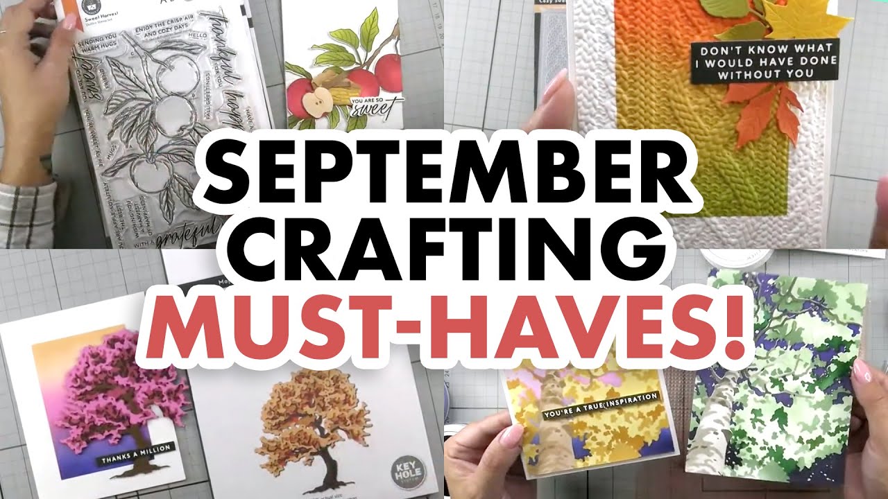 LIVE! A Closer Look at the NEW September 2025 Crafting Tools & Supplies + Cardmaking Session!