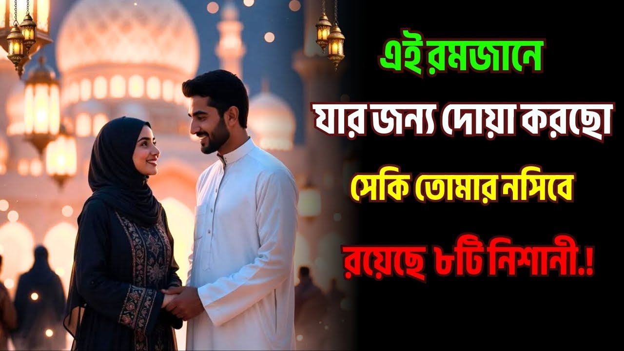 এই রমজানে যার জন্য দোয়া করছো সে কি সত্যিই তোমার নসিবে রয়েছে__৮টি খাস নিশানি..?