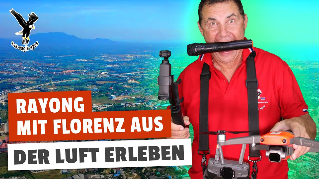 Die Stadt Rayong mit Florenz aus der Luft erleben in Thailand