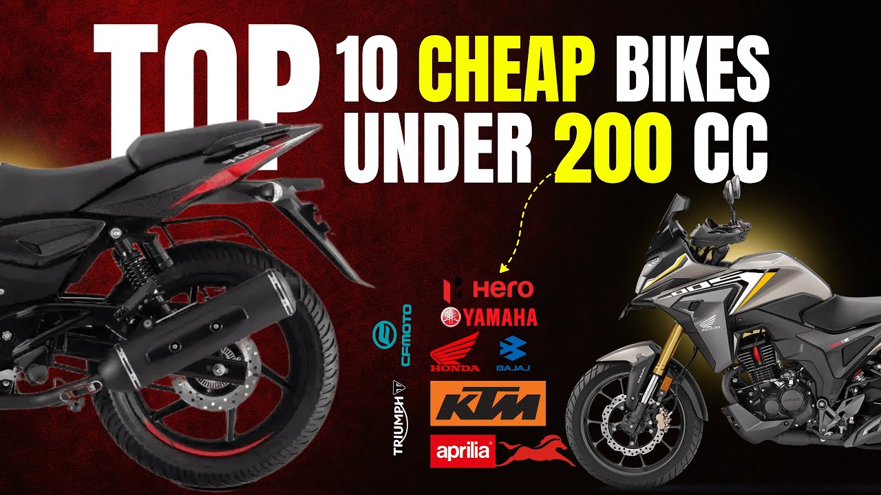 Top 10 Cheap Bikes That Look EXPENSIVE (Under 200cc) ll Which 200cc Bike Wins? Suroojs