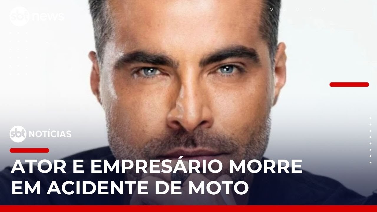 JP Mantovani, modelo e marido de ex-Rouge, morre aos 46 anos | #SBTNotícias