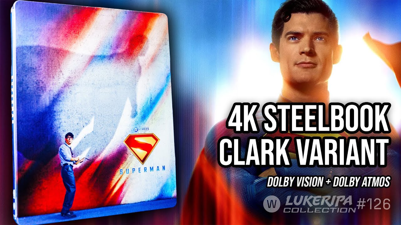 Супермен (2025) 4K Steelbook - Вариант Кларка Кента | LR COLLECTION Ep. 126