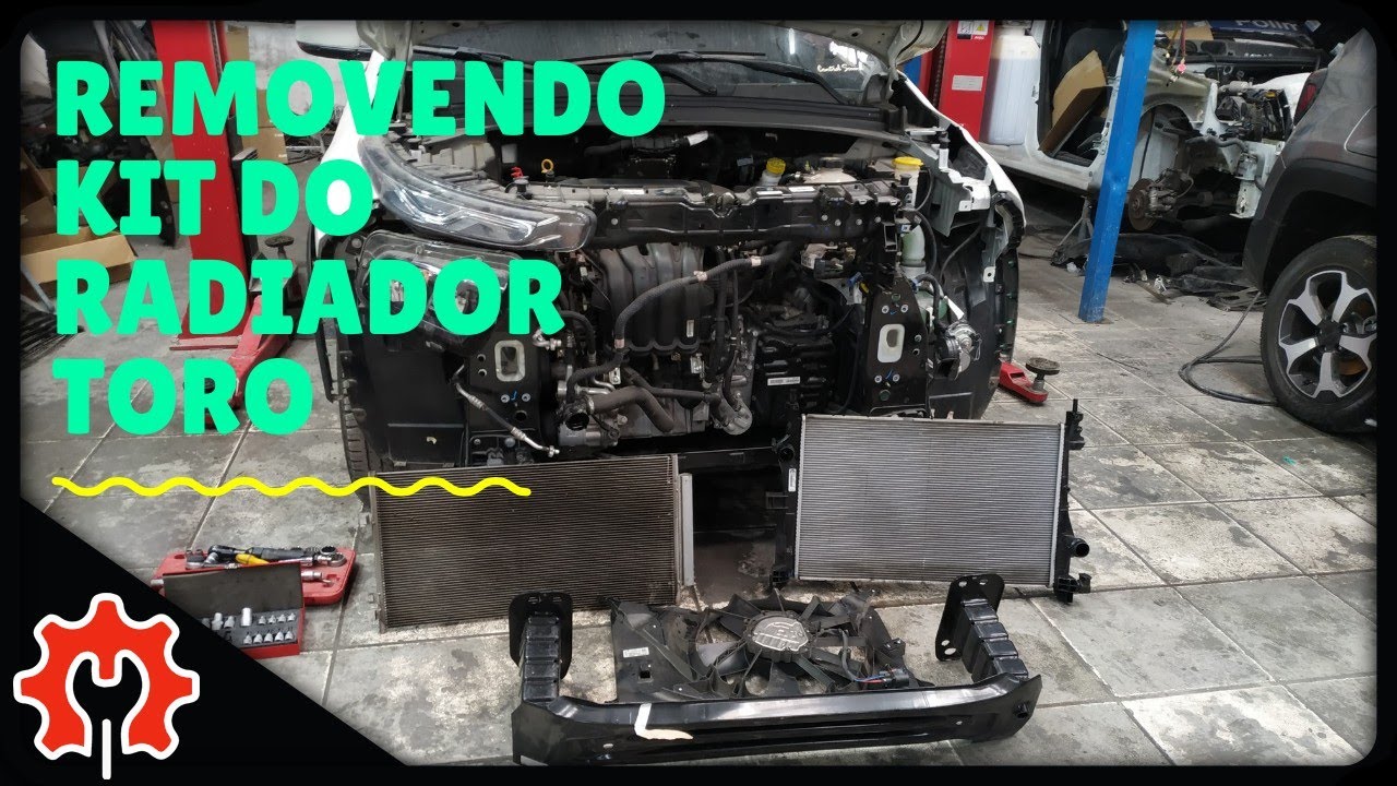 Dicas como remover o radiador condensador e Eletroventilador Fiat Toro 1.8 2.0