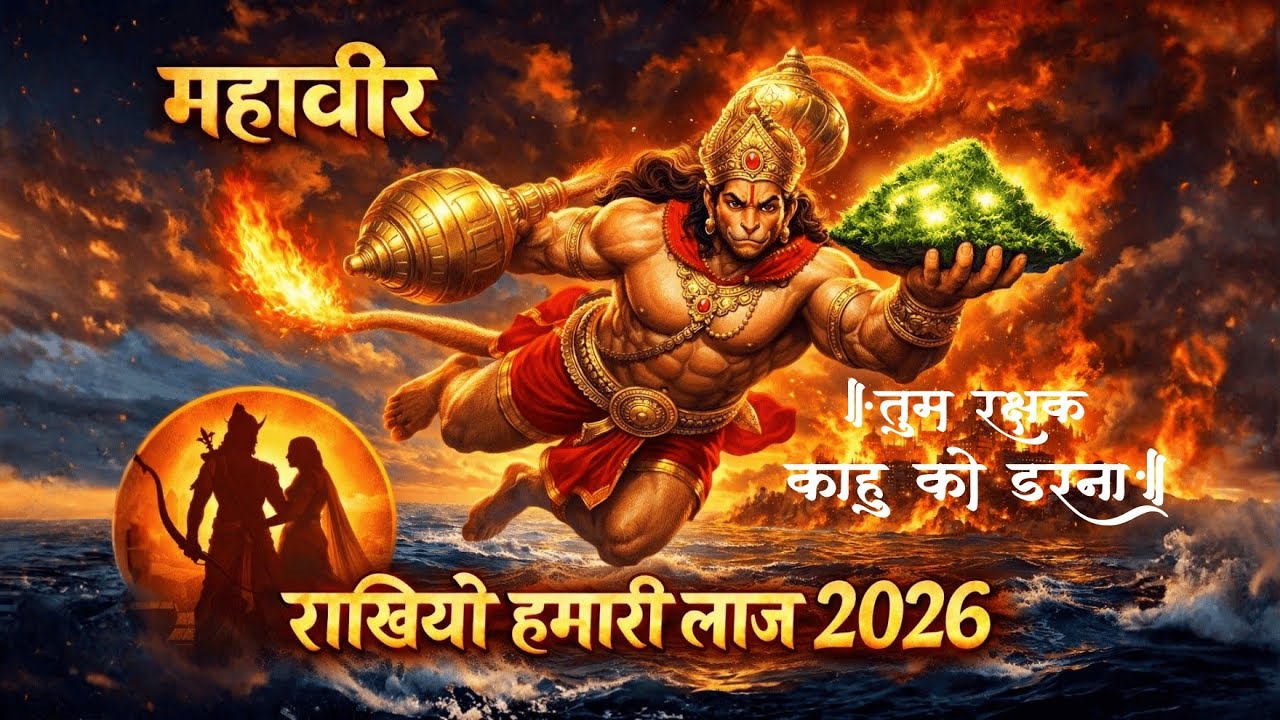 🚩Mahaveer Bajrangi, rakhiyo hamari laaj | Bajrangbali | Hanuman Ji Ki Mahima | Hanuman Bhajan 2026 🚩