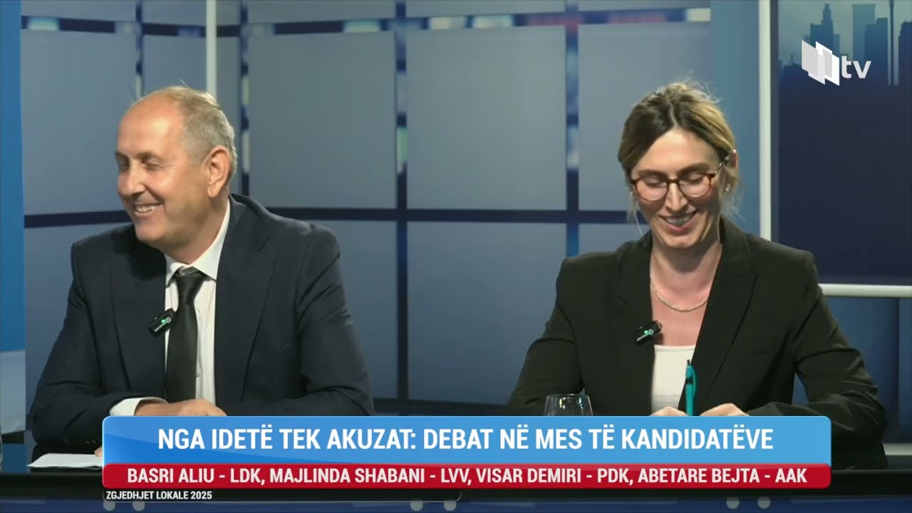 Basri Aliu, Majlinda Shabani, Visar Demiri dhe Abetare Bejta p&euml;rballen n&euml; Debatin Parazgjedhor