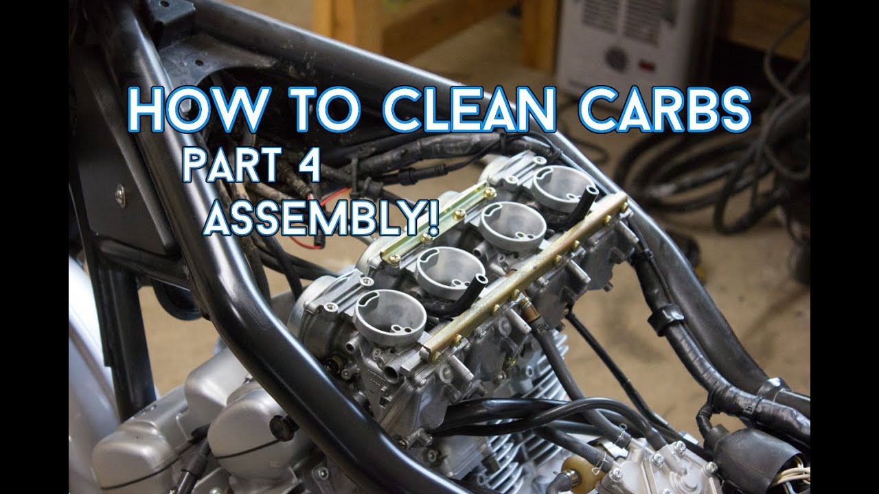 How to Clean Carbs, Part 4 - Putting Them Back Together