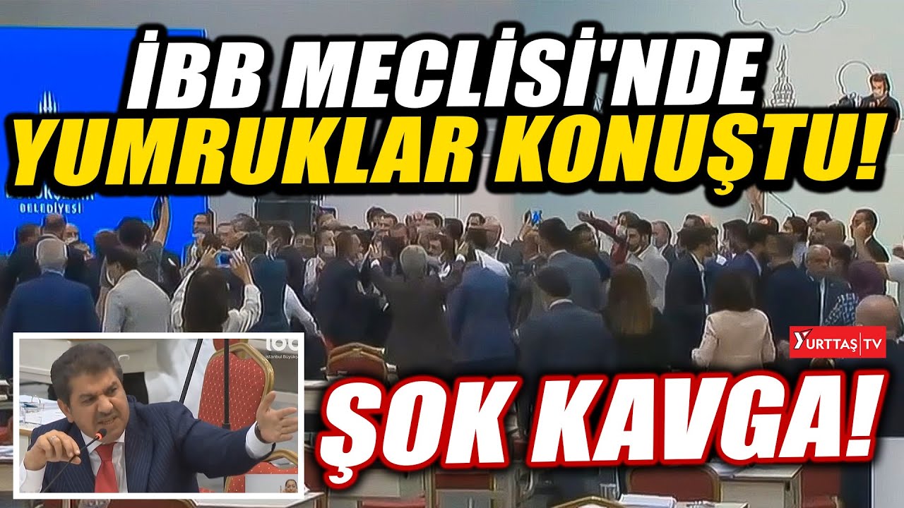 Tevfik G&ouml;ksu konuştu, İBB Meclisi karıştı! Şok g&ouml;r&uuml;nt&uuml;ler!