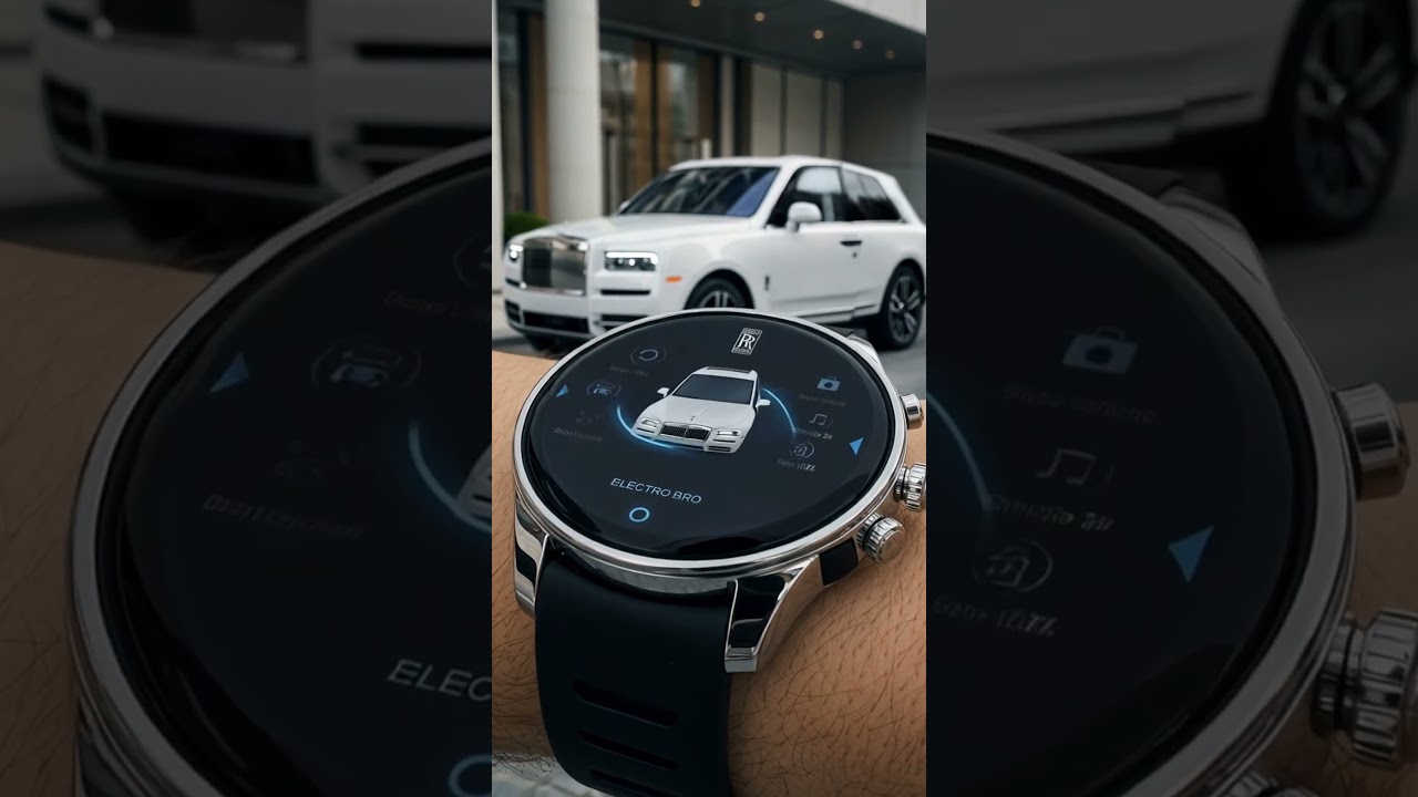 This Smartwatch Is Actually a Futuristic Rolls Royce Key 🔥🚘#shorts #rollsroyce #usa