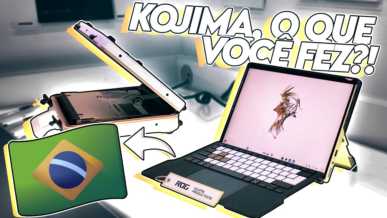 O TABLET WINDOWS GAMER do KOJIMA foi LANÇADO NO BRASIL! ROG Flow Z13 KJP