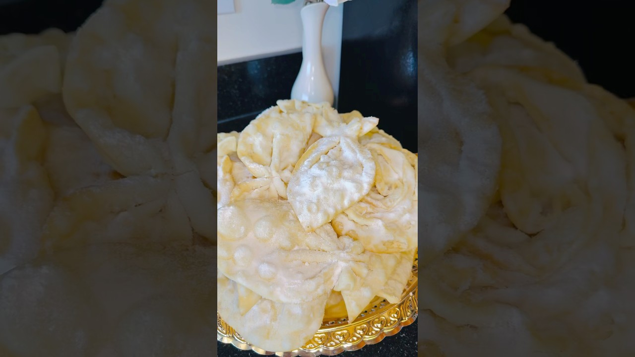 طرز تهیه گوش فیل یا قاقک افغانی که در دهن آب میشود( مخصوص عید)  /(gosh e feel) famous Afghan dessert