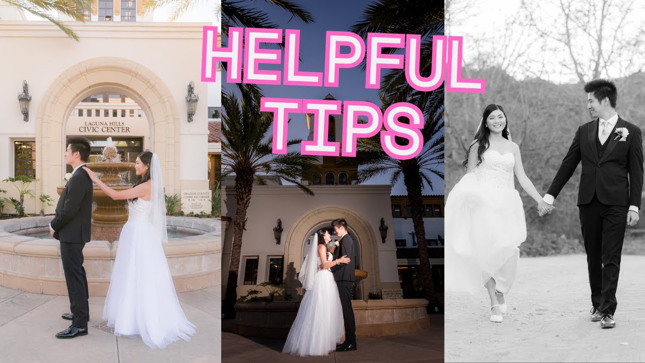 Laguna Hills Civic Center Ceremony - tips and BTS photoshoot