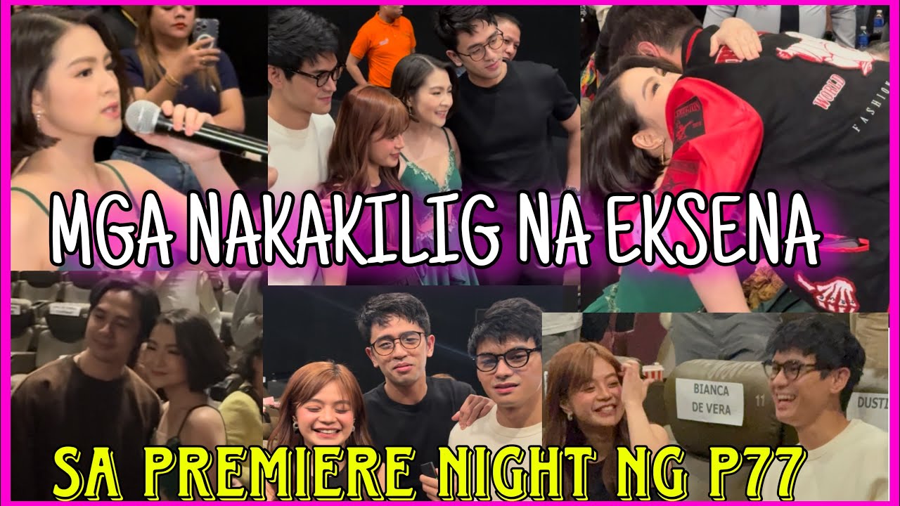 DUSTBIA x BARDA PARANG DOUBLE DATE SA PREMIERE NIGHT NG P77 MOVIE + ALDEN & JAMESON AGAW EKSENA?