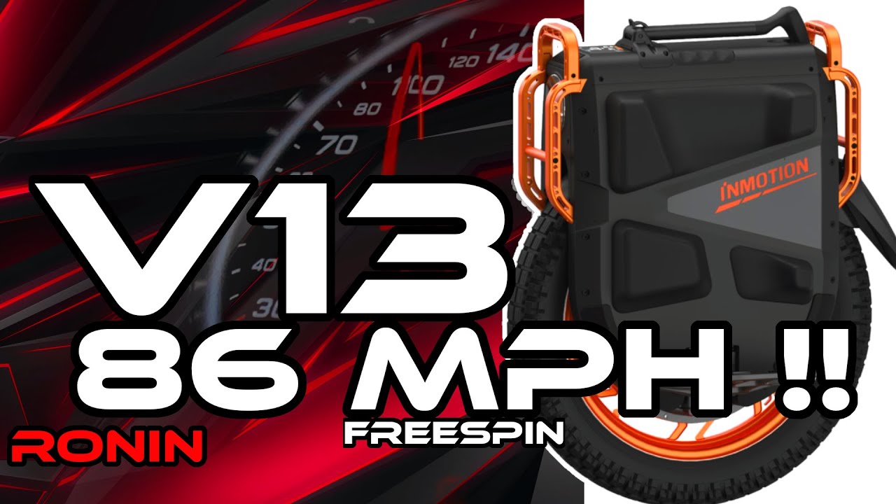 Inmotion V13 REVIEW : FAST suspension electric unicycle - Best TOP SPEED wheel?