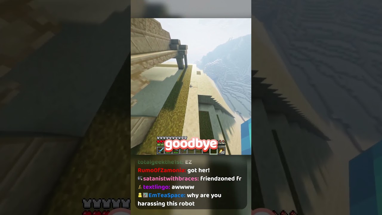 Forgot I was live.. #chiblee #twitch #minecraft