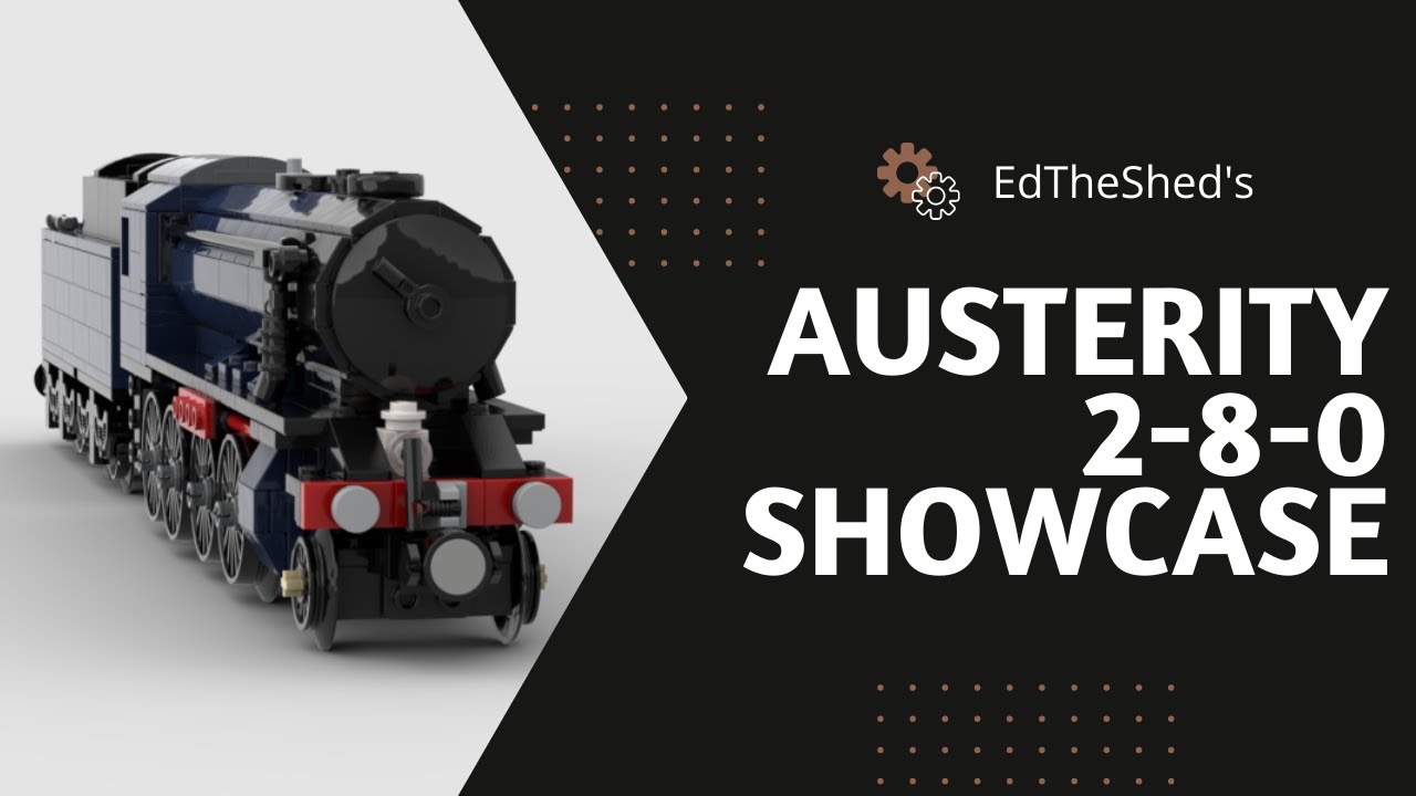 Lego Austerity 2-8-0 MOC Showcase