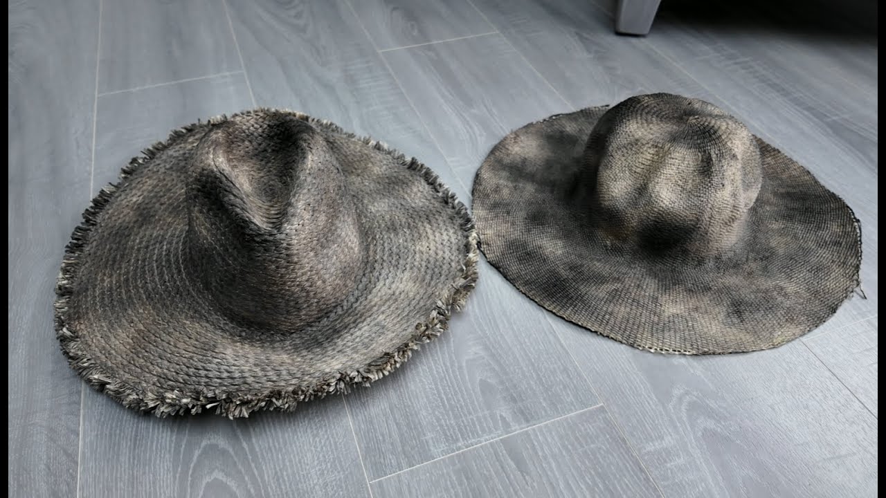 How I speed weather a Scarecrow hat - ageing and weathered in 2 steps for your hat prop