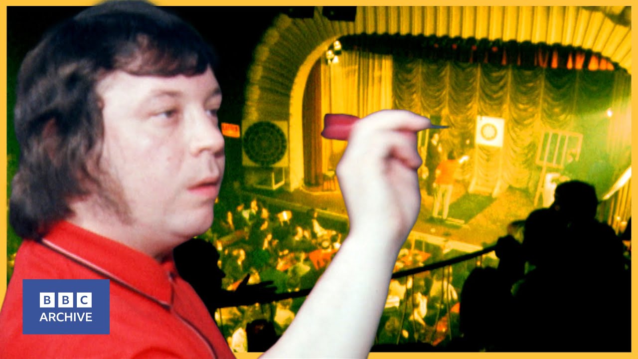 1975: ALAN EVANS - The Rhondda Darts LEGEND | Nationwide | Classic Sport | BBC Archive