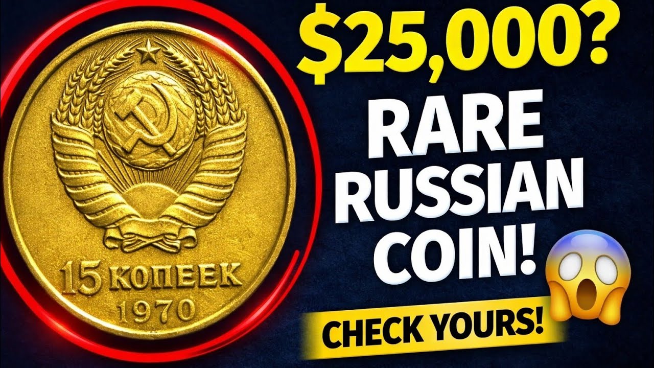 Редкая монета СССР 1970 года стоит $25,000? Проверьте свою!