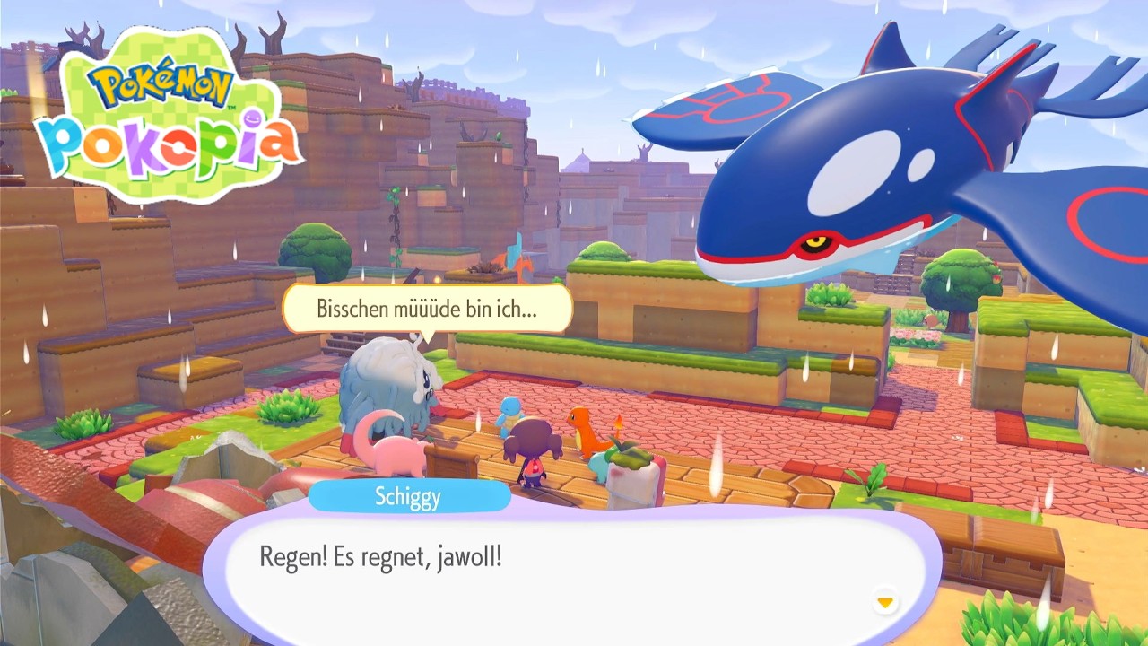 Flegmon lass es regnen Teil 2 und das legendäre Pokémon Kyogre | Pokémon Pokopia