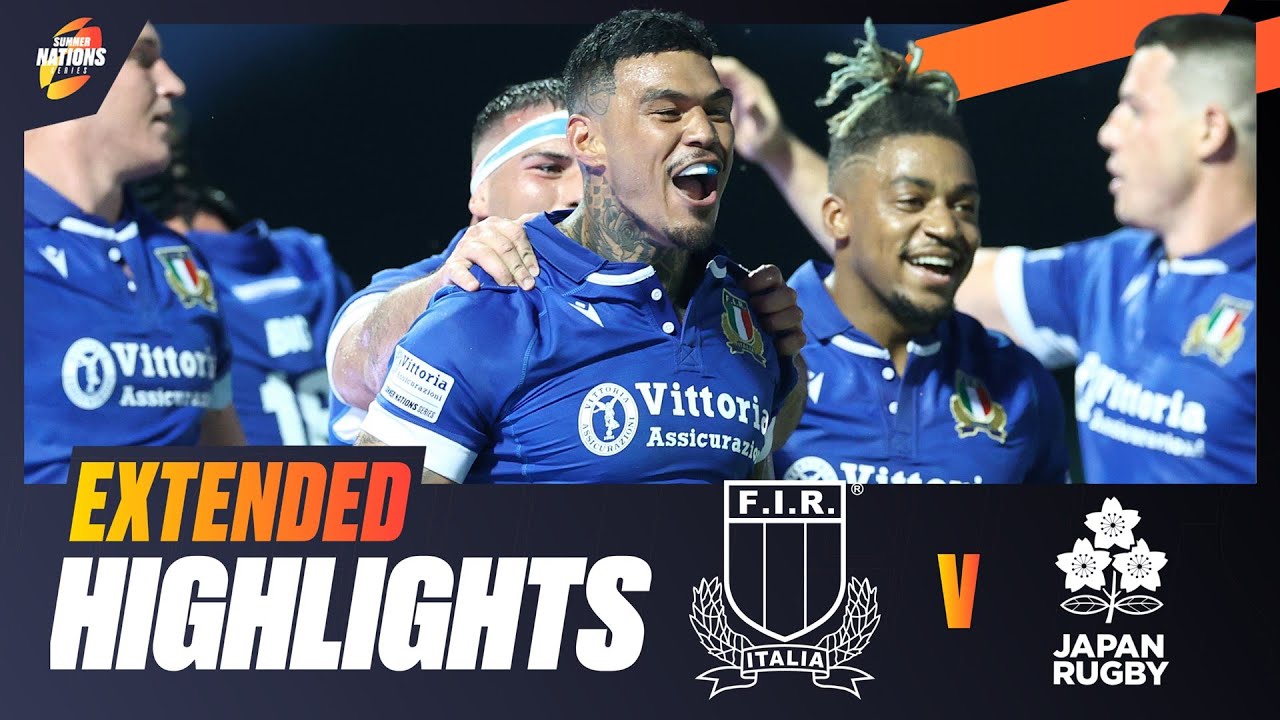 HAT-TRICK IOANE 🎩 | Italy v Japan | Extended Highlights | Summer Nations Series