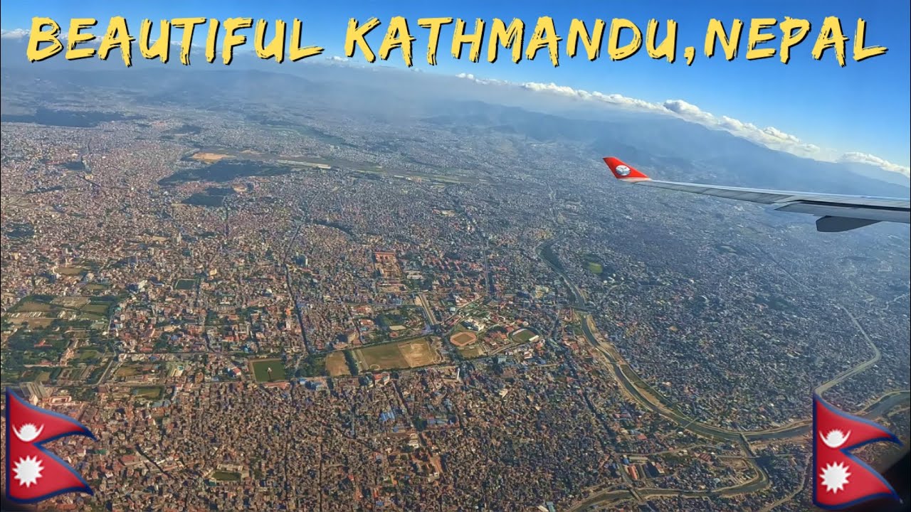 Beautiful Kathmandu, Nepal through the window of Sichuan Airlines #travel