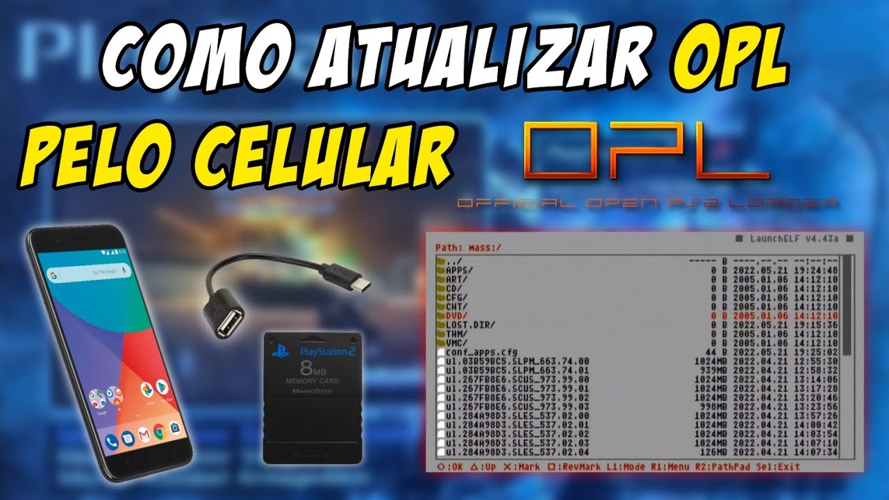 COMO ATUALIZAR OPL, PELO CELULAR, SEM ERRO, TRADUÇÃO, CONFIGURAÇÃO, BEM EXPLICADO