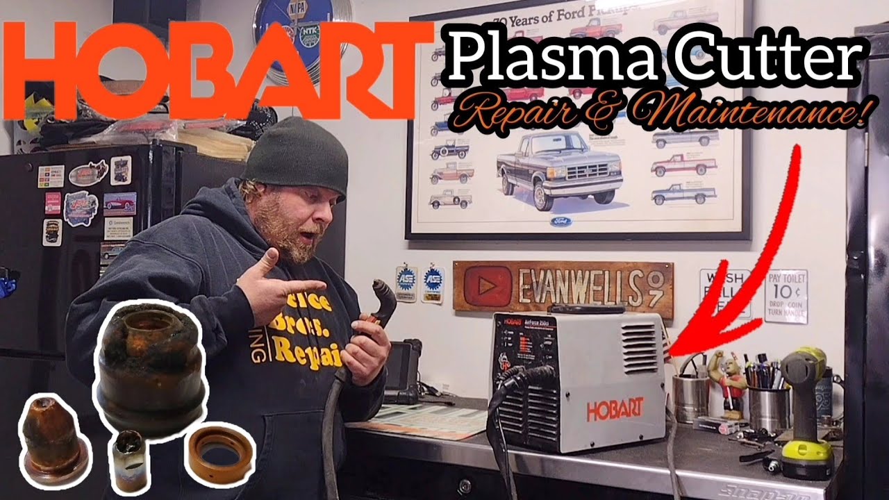 HOBART Plasma Cutter Repair & Maintenance | Tip And Electrode Replacement + General Cleaning