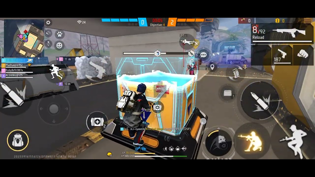 My CS GAMEPLAY very HARD 😞#freefire PLEASE like and subscribe 