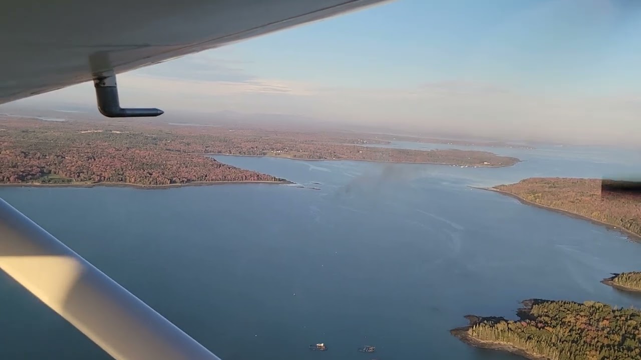 single engine plane tour over Acadia in Maine