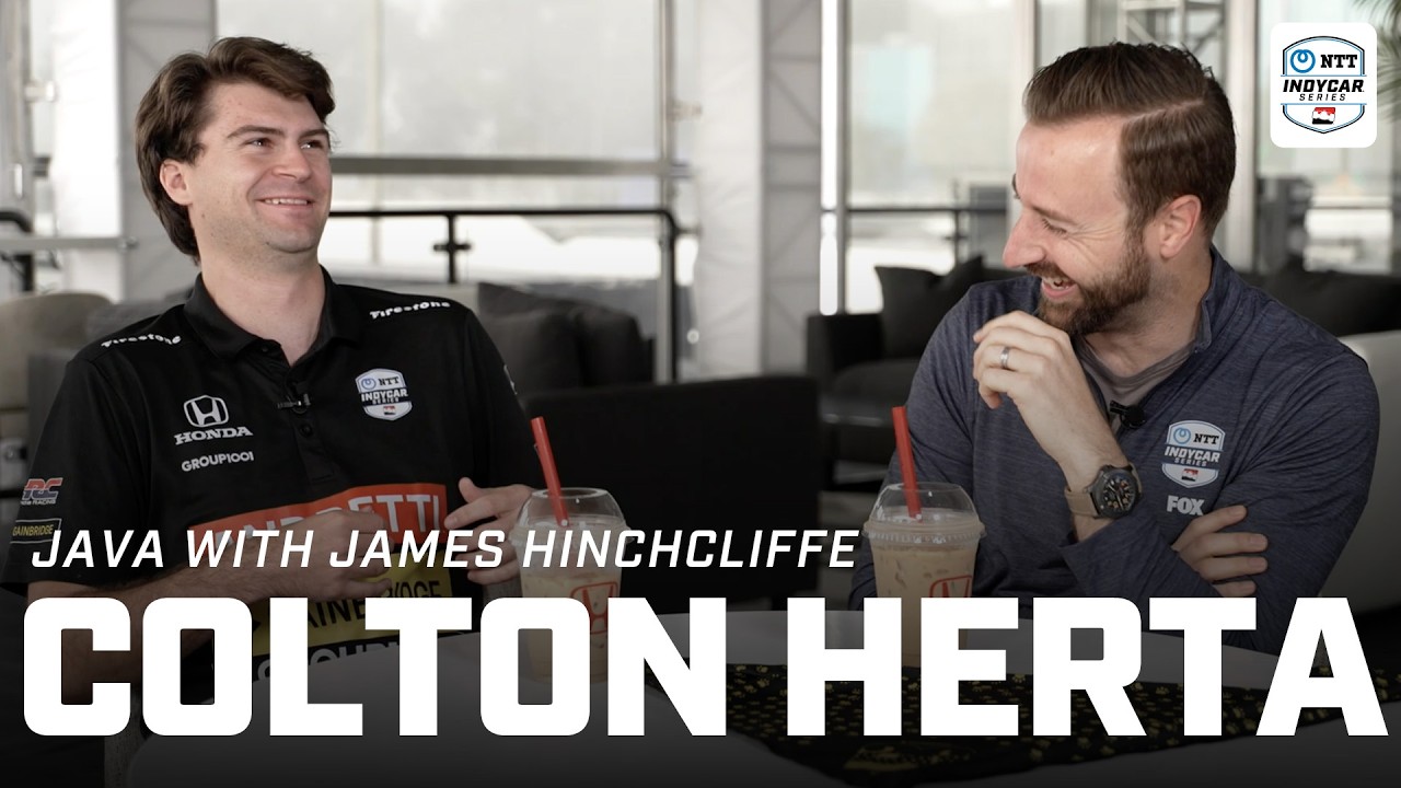 Colton Herta: Cold brews, tee-time tales and chasing a title | Java with James | INDYCAR