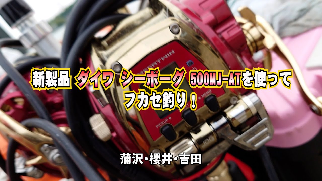 新製品ダイワシーボーグ500MJ ATを使ってフカセ釣り
