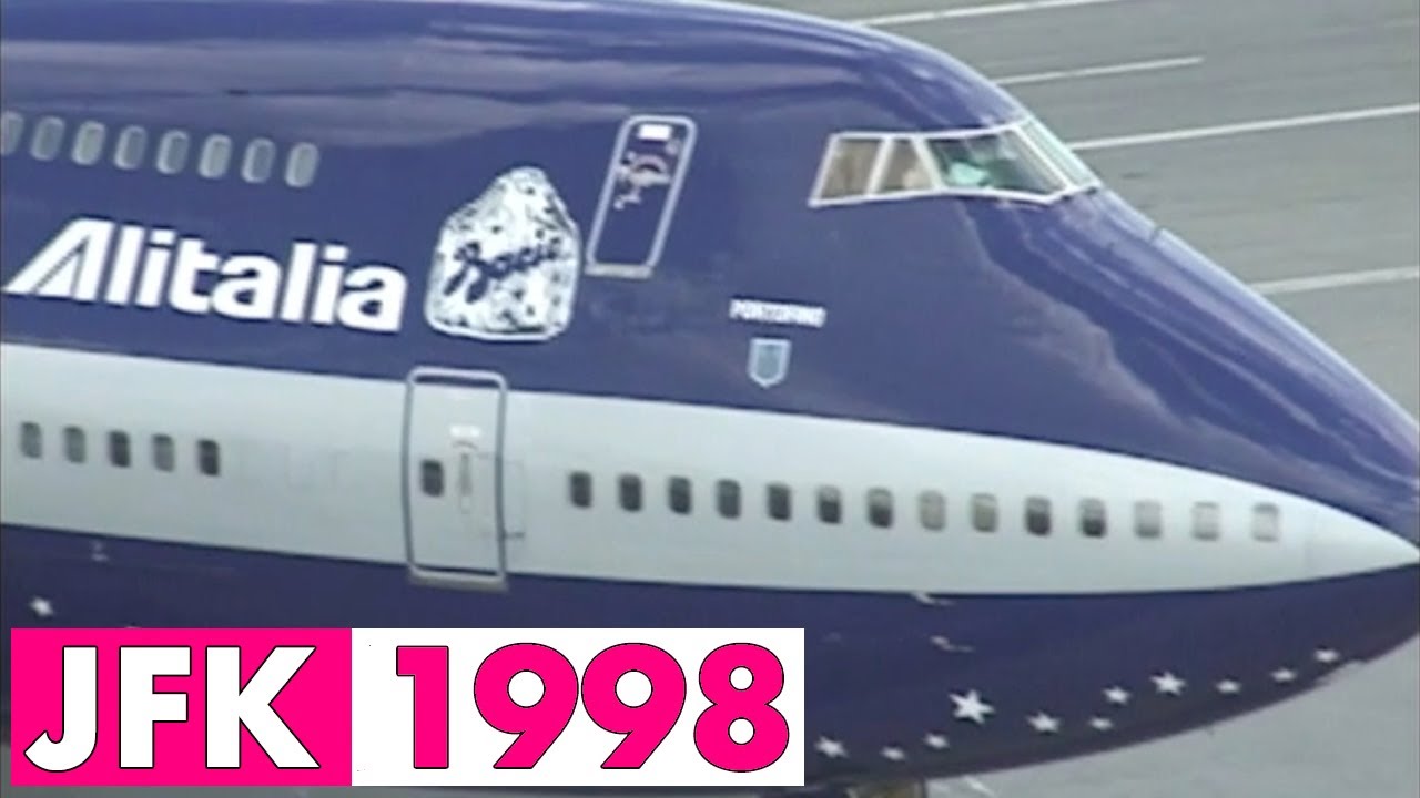 NEW YORK JFK Airport 20 YEARS AGO (1998)
