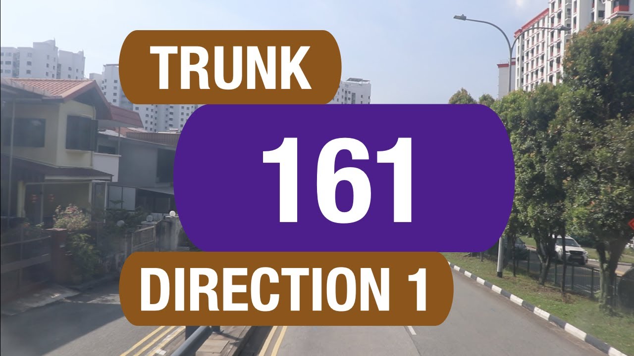 SBS Transit Trunk 161 (Direction 1) | Bus Service Route Visual