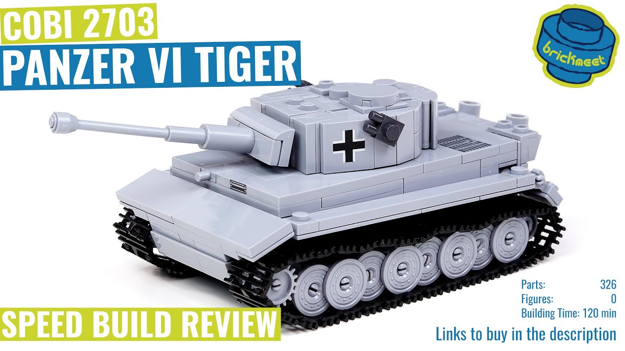 COBI 2703 Panzer VI Tiger (Scale 1:48) - Speed Build Review