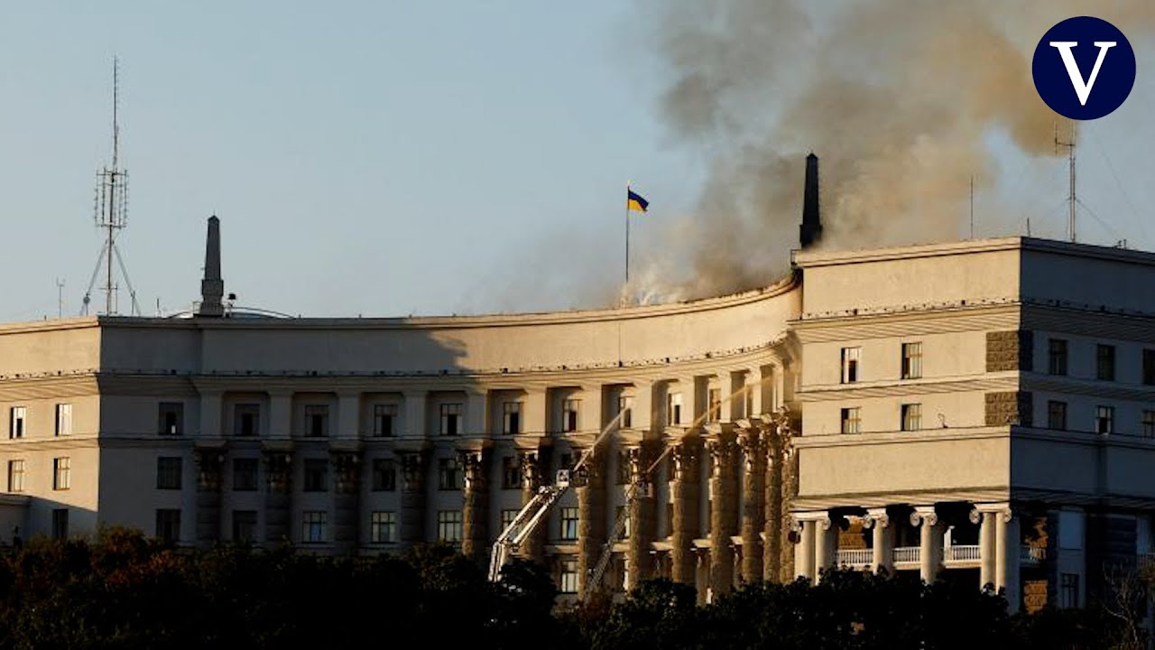Un ataque ruso sobre Kyiv alcanza por primera vez en la guerra una sede del Gobierno de Ucrania