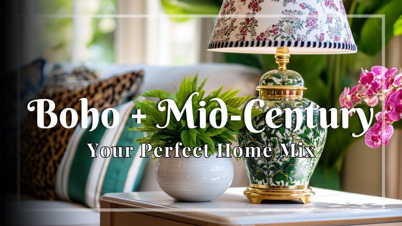 Boho Meets Mid-Century Modern: Create the Ultimate Eclectic Vibe at Home 🎨🪑