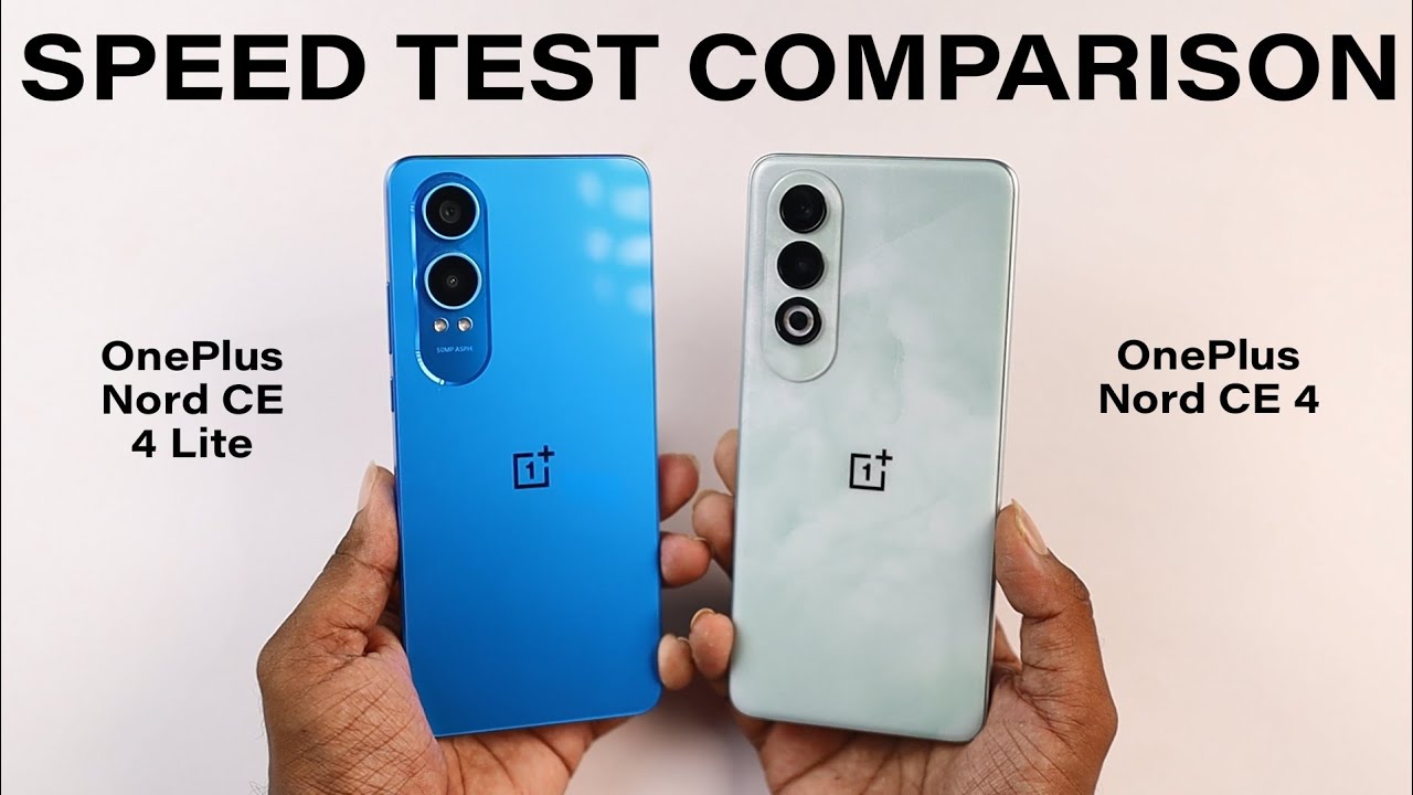 OnePlus Nord CE 4 Lite vs OnePlus Nord CE 4 Speed Test Comparison