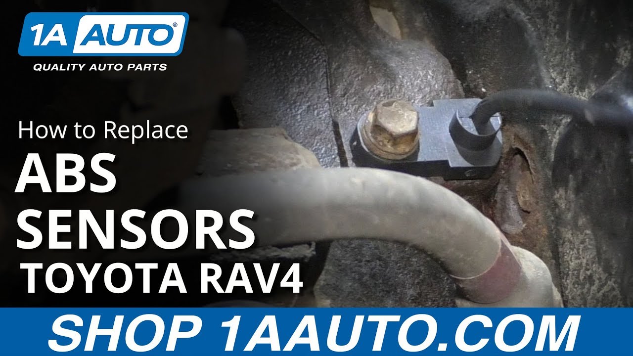 Как заменить датчик скорости колеса ABS на Toyota RAV4 06-12