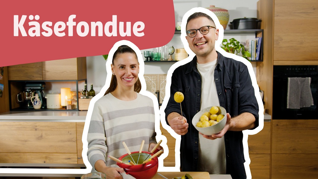 Original Schweizer K&auml;sefondue &ndash; Rezept mit Emmentaler & Gruy&egrave;re 🧀 | REWE Deine K&uuml;che