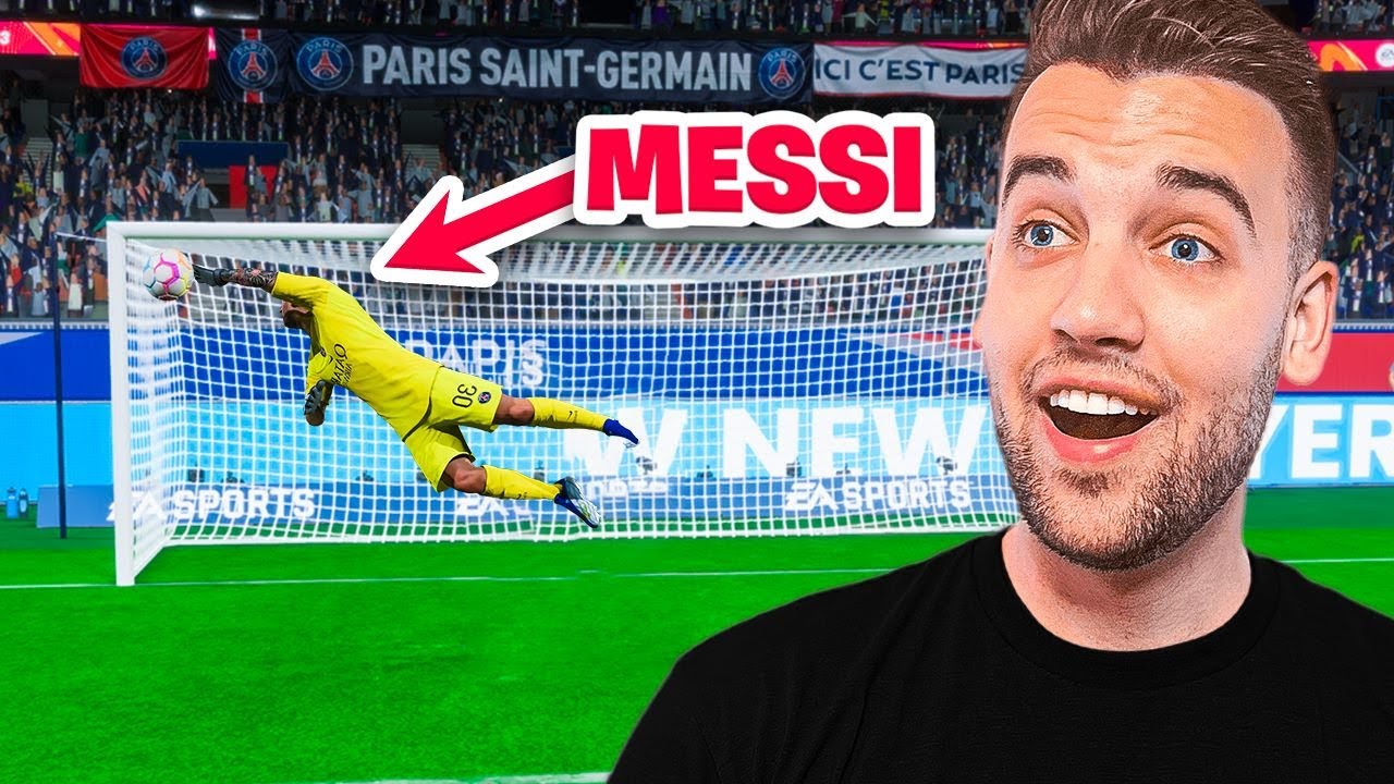 Playing Messi as a Goalkeeper