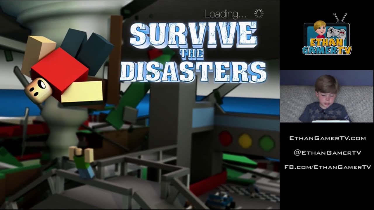 Survive the Disasters in Roblox!! #roblox