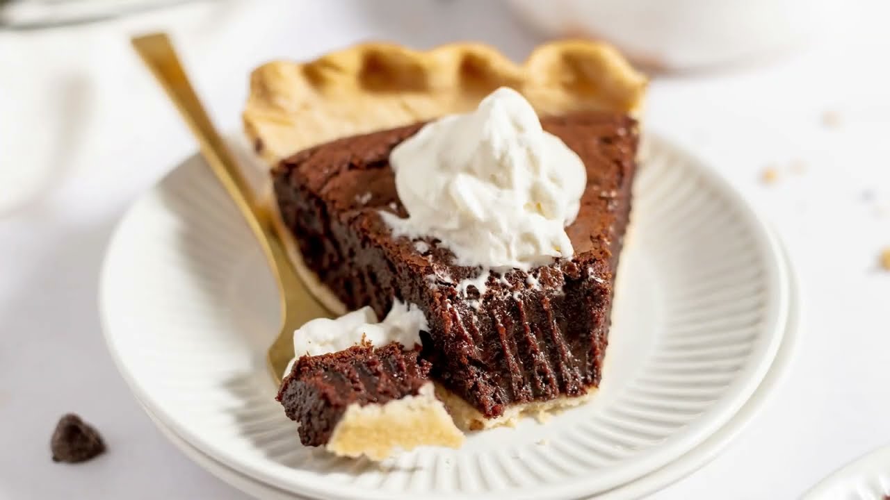 Fudgy Chocolate Brownie Pie Recipe