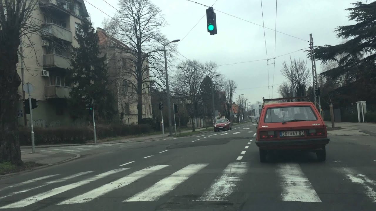 Sunday drive through Belgrade: TC Stadion - Ada