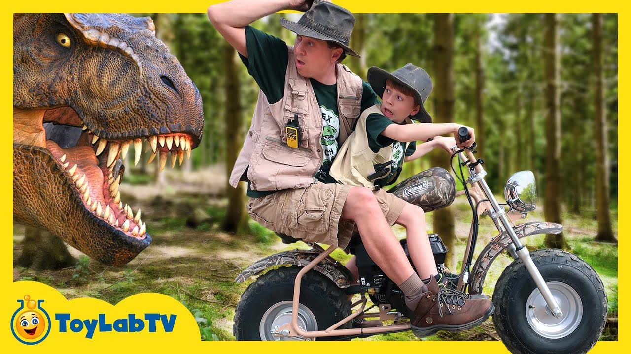 Giant Life Size T-Rex Dinosaur Adventure for Kids & New Jurassic World Fallen Kingdom Toys