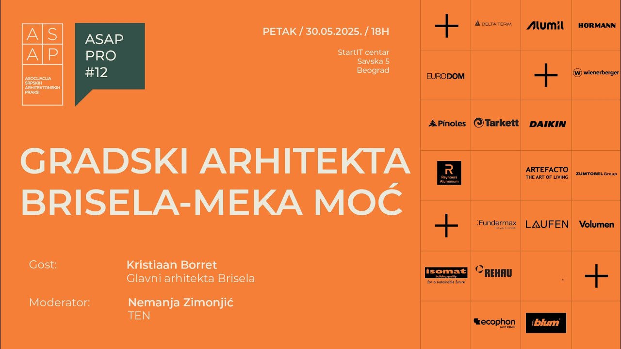 GRADSKI ARHITEKTA BRISELA - MEKA MOĆ