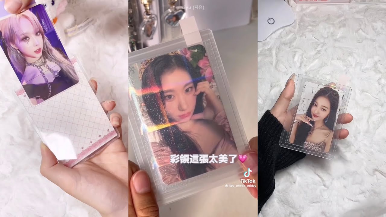 packing photocard kpop ♡︎💌 || tiktok compilation 🗯