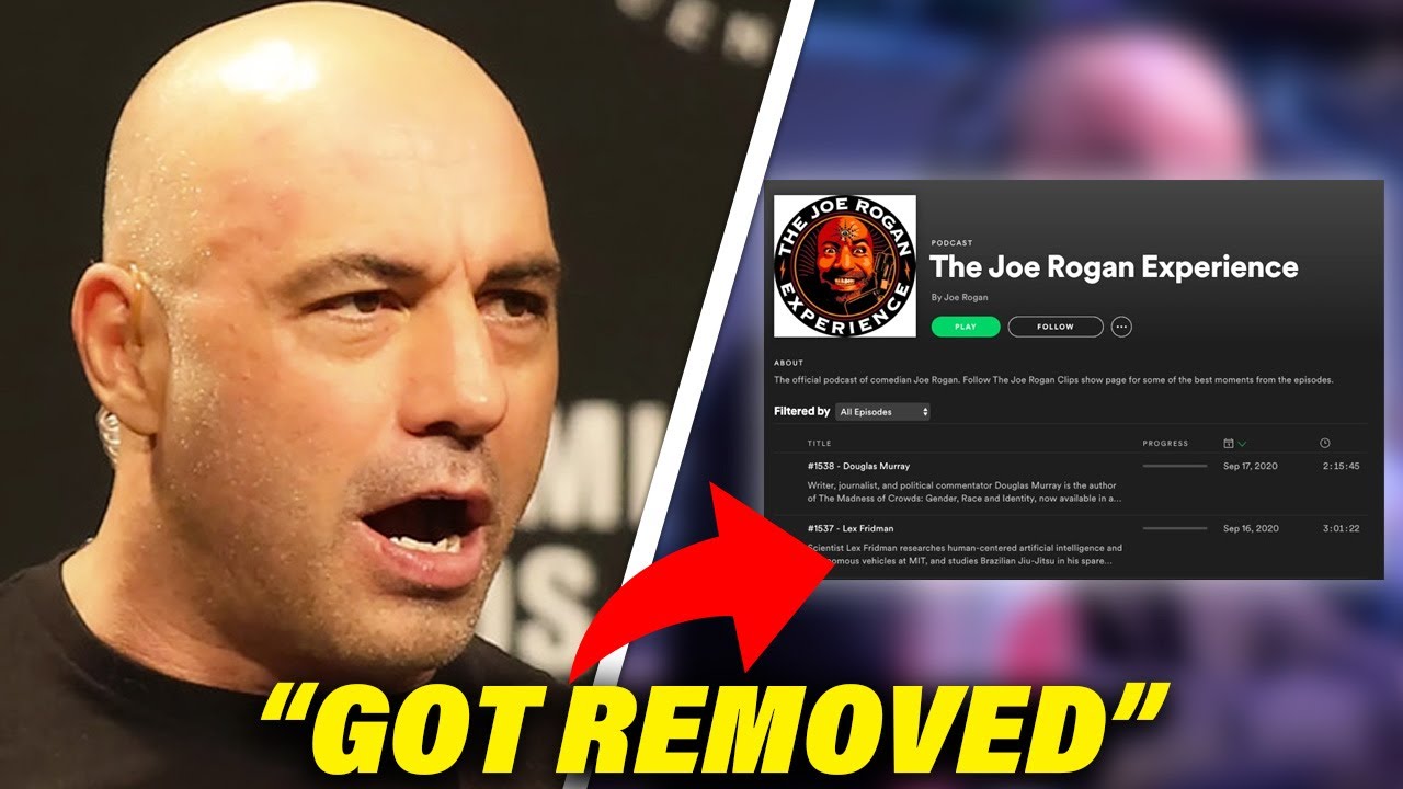 Why Did These &lsquo;Joe Rogan Experience&rsquo; Episodes Get Removed From Spotify?