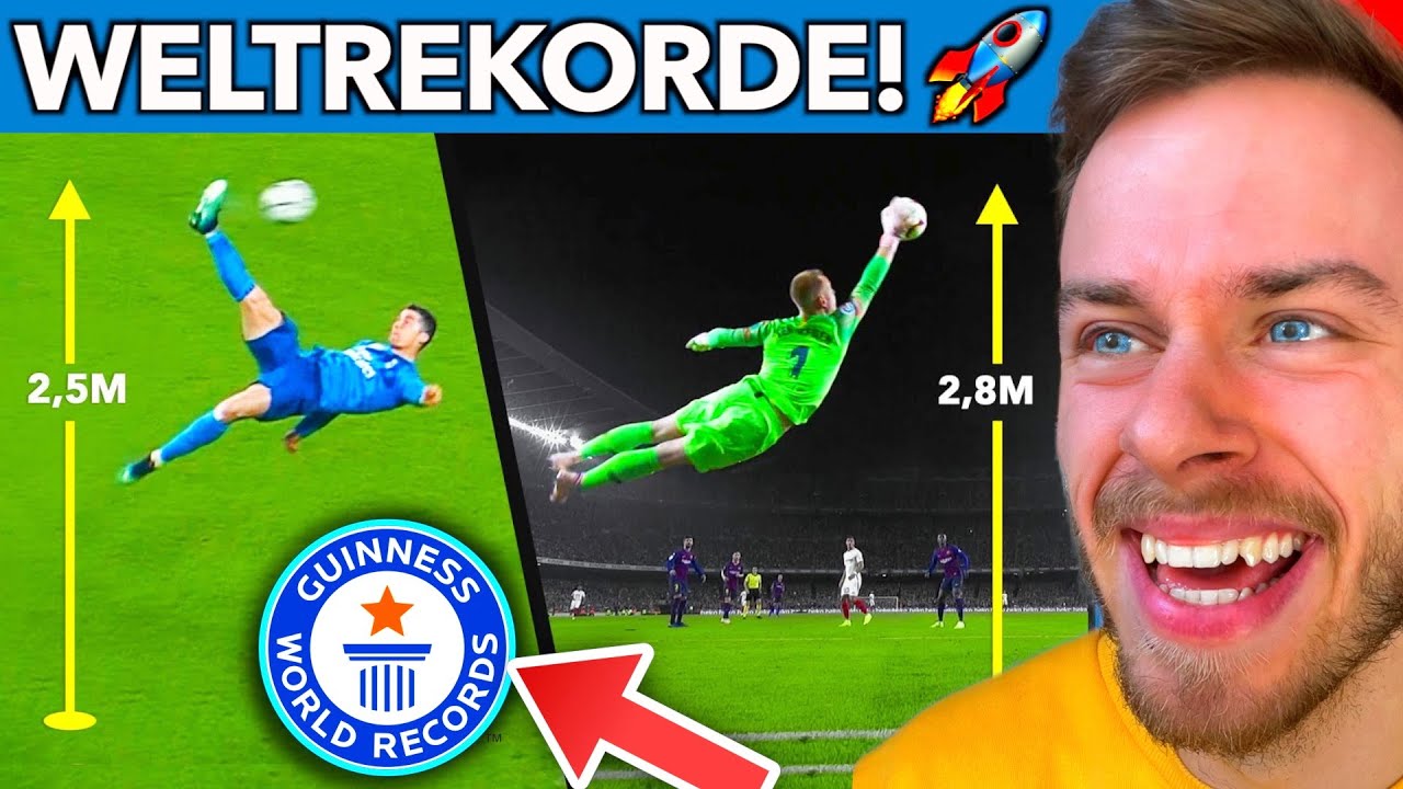 UNGLAUBLICHE WELTREKORDE im FUßBALL! 😮🚀